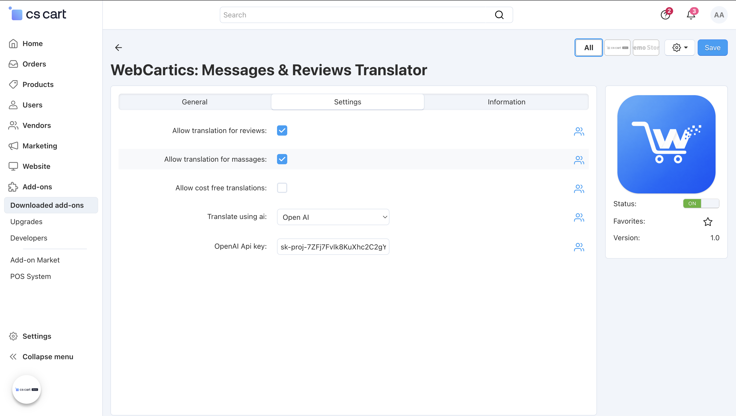 Messages & Reviews Translator image 2