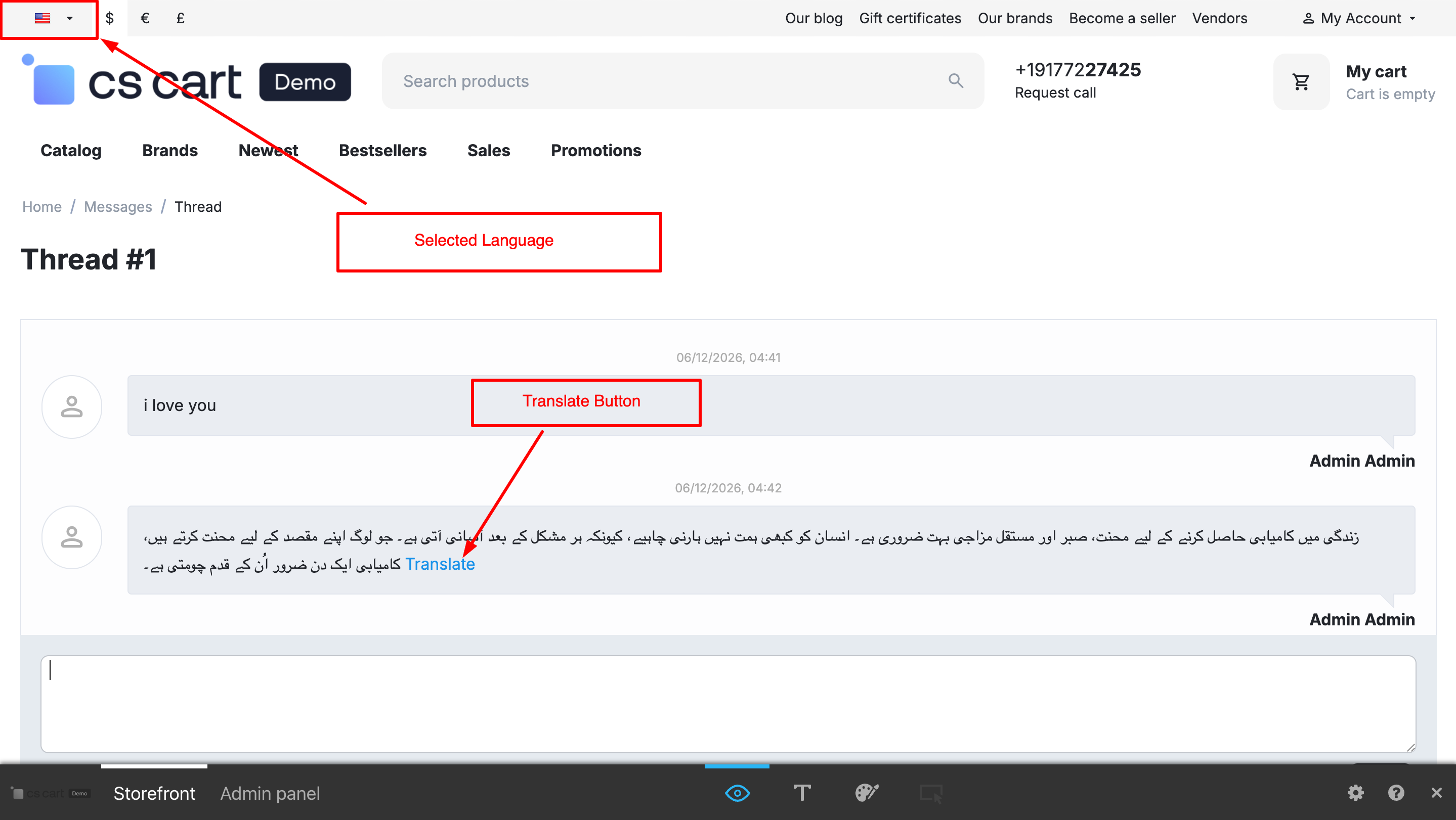 Messages & Reviews Translator image 3