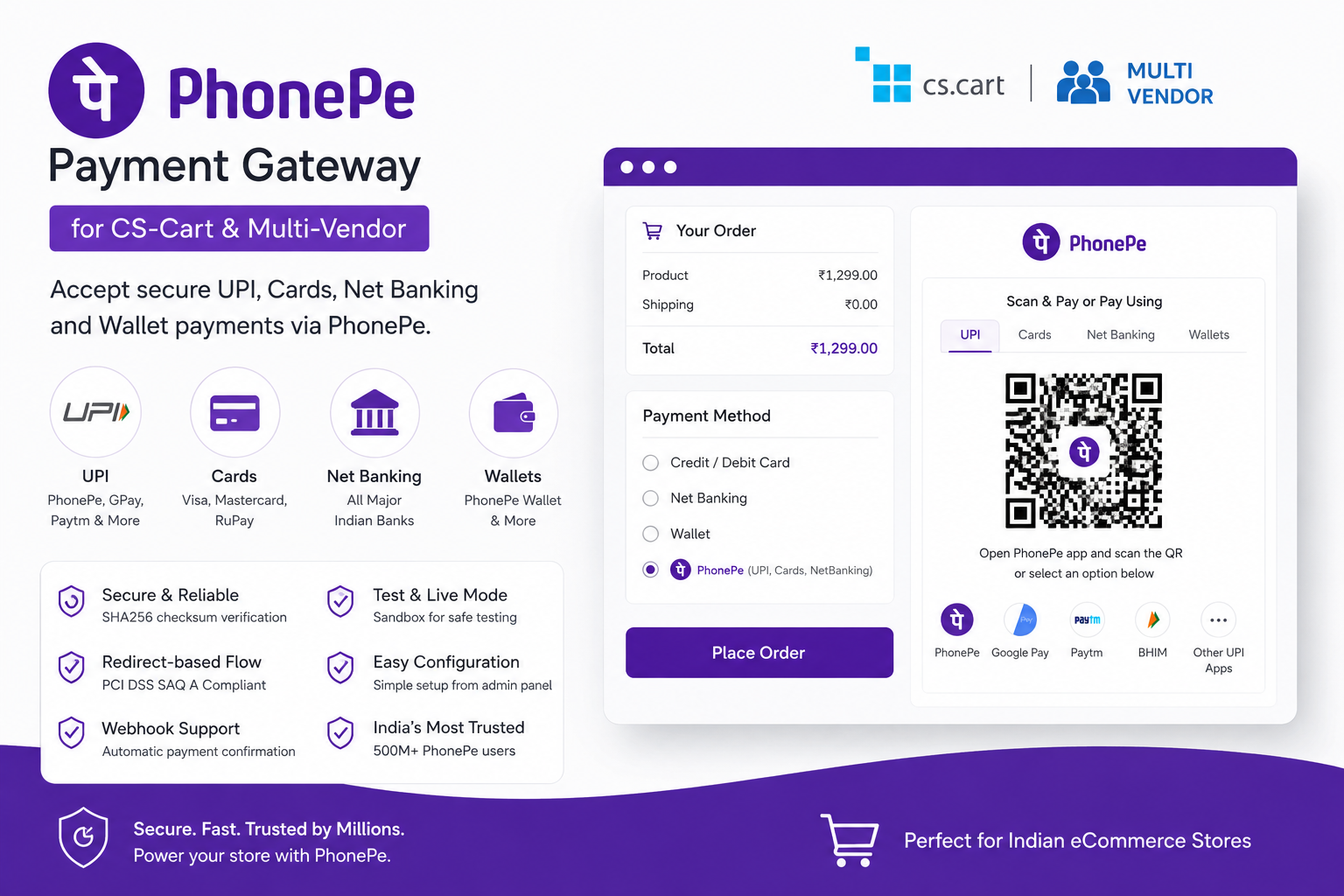 PhonePe Payment Gateway for CS-Cart