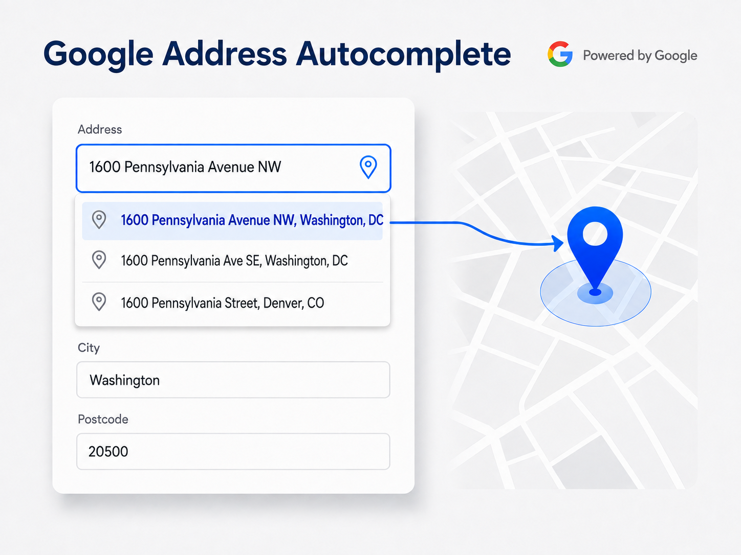 Google Address Autocomplete