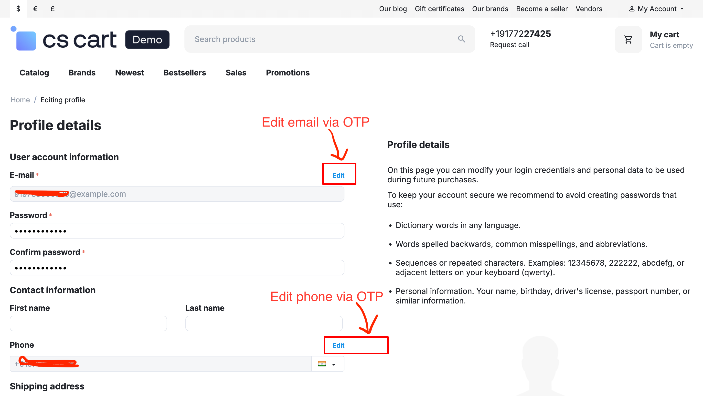 OTP Login & Verification via Phone or Email image 2