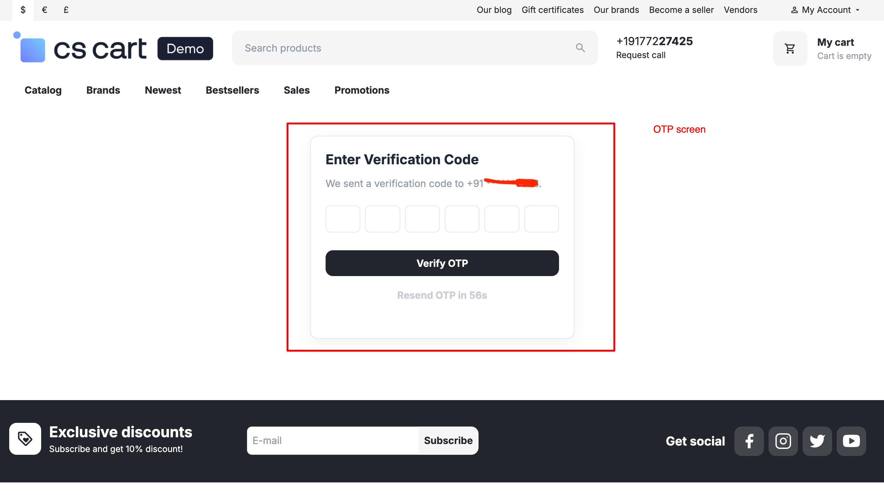 OTP Login & Verification via Phone or Email image 4