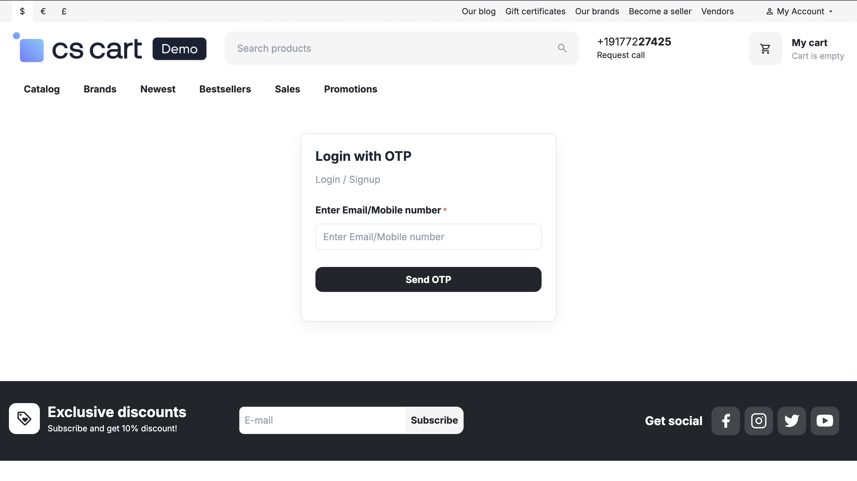OTP Login & Verification via Phone or Email image 3