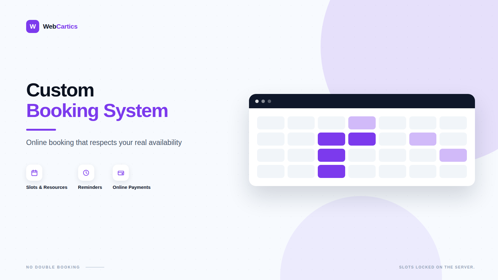 Custom Booking System